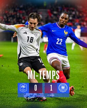 Image post by @equipedefrance on Twitter