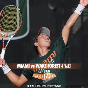 Image post by @canesmenstennis on Instagram