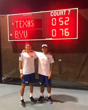 Image post by @byumtennis on Instagram
