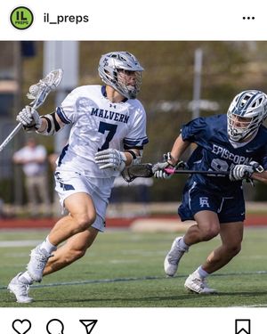 Image post by @malvernpreplacrosse on Instagram