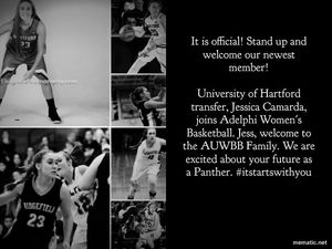 Image post by @adelphi_wbb on Instagram
