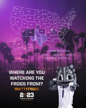 Image post by @TCU_Athletics on Twitter