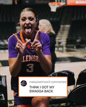 Image post by @clemsonwbb on Instagram