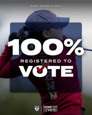 Image post by @pennwomensgolf on Twitter