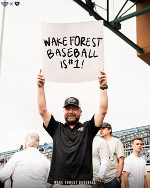Image post by @WakeBaseball on Twitter