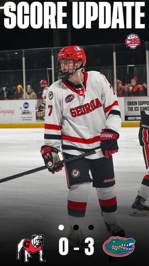 Image post by @UGAHockey on Twitter/X