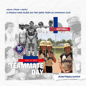 Image post by @USASoftball on Twitter