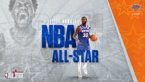 Image post by @nyknicks on Twitter