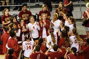 Image post by @uscwomensvolley on Instagram