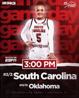 Image post by @GamecockWBB on Twitter