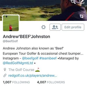 Image post by @beefgolf on Instagram