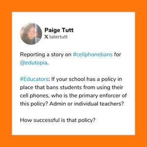 Image post by @edutopia on Instagram