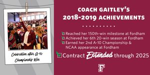 Image post by @FordhamWBB on Twitter