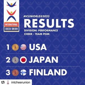 Image post by @cheer_japan on Instagram