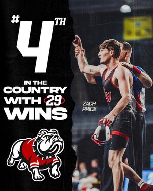 Image post by @gwuwrestling on Instagram