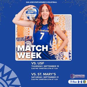 Image post by @sanjosestatevb on Instagram