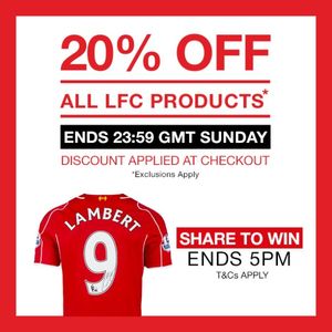 Image post by @lfcretail on Instagram