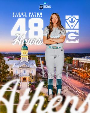 Image post by @UNCWsoftball on Twitter