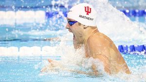 Image post by @IndianaSwimDive on Twitter