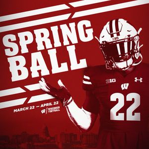 Image post by @badgerfootball on Twitter