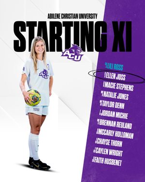 Image post by @ACU_Soccer on Twitter