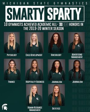 Image post by @msu_gymnastics on Instagram