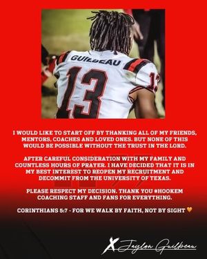 Image post by @jaylonguilbeau1 on Twitter