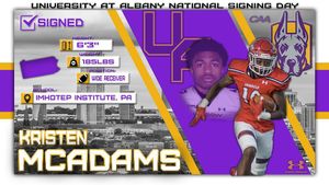Image post by @ualbanyfootball on Instagram