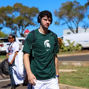 Image post by @MSU_Basketball on Twitter