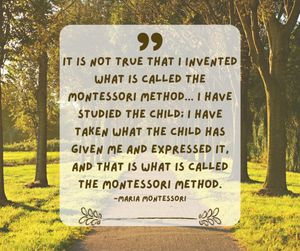 Image post by @mindsproutmontessori on Instagram