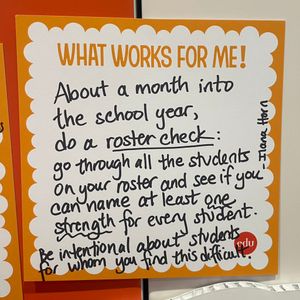 Image post by @edutopia on Twitter/X