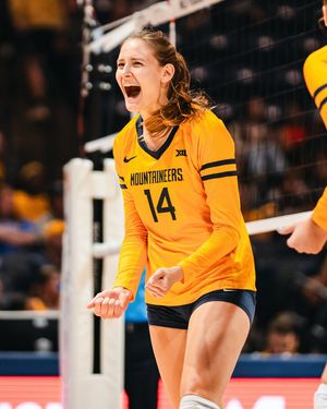 Image post by @wvuvolleyball on Instagram
