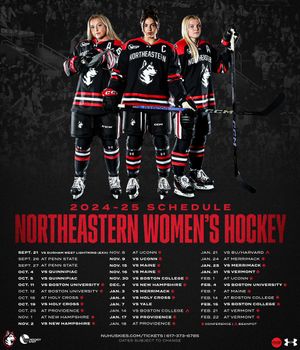 Image post by @GoNUwhockey on Twitter