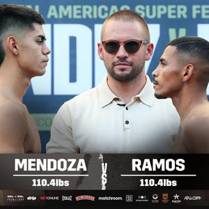 Image post by @MatchroomBoxing on Twitter