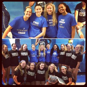 Image post by @nsu_vball on Instagram