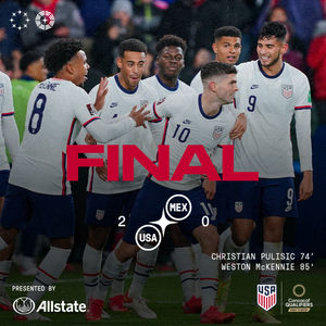 Image post by @USMNT on Twitter