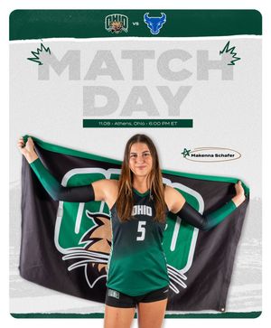 Image post by @OhioBobcatsVB on Twitter