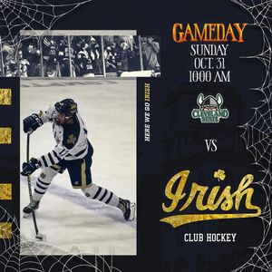 Image post by @ndmensclubicehockey on Instagram