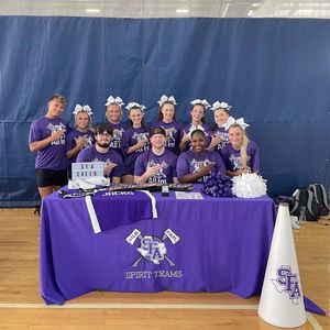 Image post by @sfa_cheer_ on Instagram