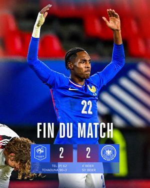 Image post by @equipedefrance on Twitter