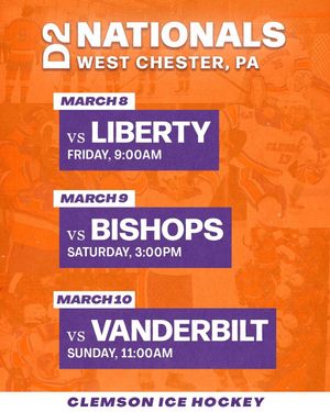Image post by @clemsonicehockey on Instagram