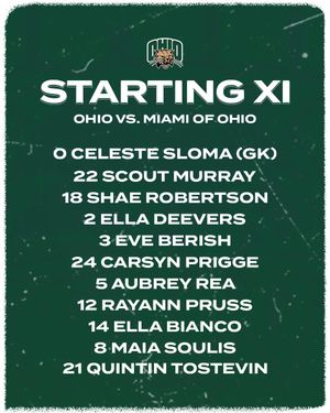 Image post by @OhioWSoccer on Twitter