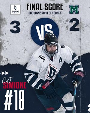 Image post by @duquesnehockey on Instagram