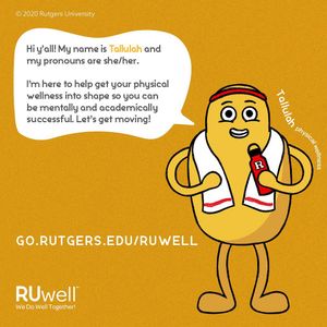 Image post by @rustudenthealth on Instagram