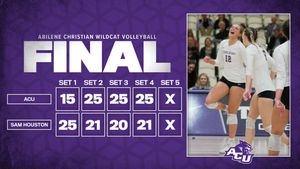 Image post by @ACU_Volleyball on Twitter