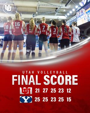 Image post by @utahvolleyball on Instagram