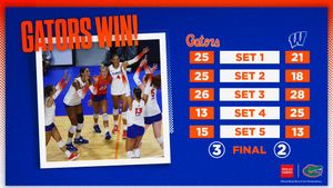 Image post by @GatorsVB on Twitter