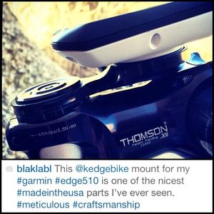 Image post by @kedgebike on Instagram