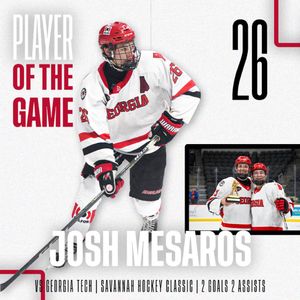 Image post by @UGAHockey on Twitter