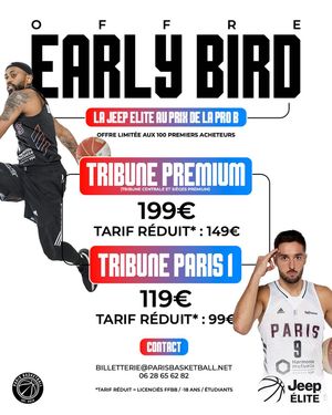 Image post by @parisbasketball on Instagram